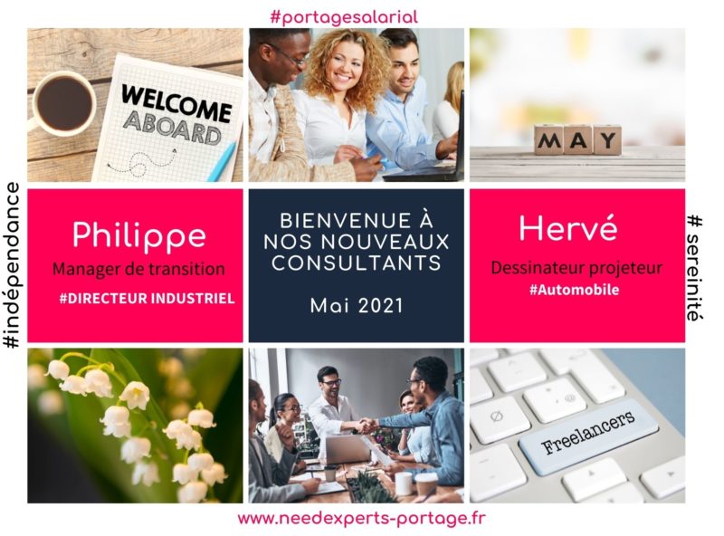 Mai 2021 - Ils ont choisi le portage salarial avec Needexperts