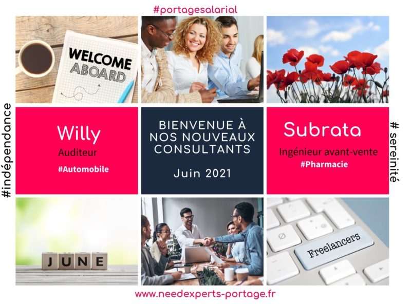 Juin 2021 - Ils ont choisi le portage salarial avec Needexperts