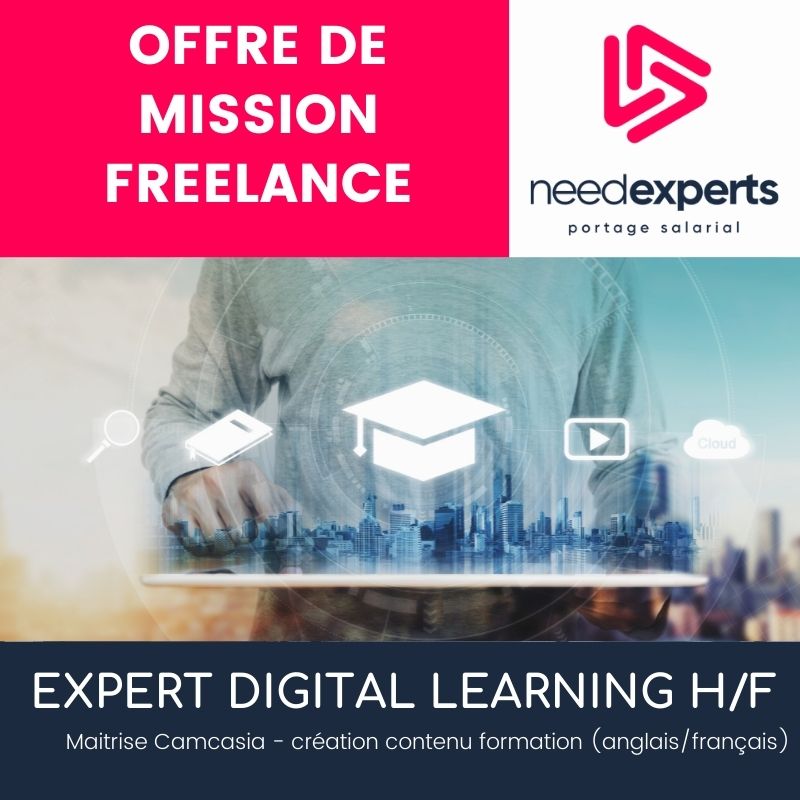 Offre de mission freelance - Expert  Digital Learning  - Novembre  2021
